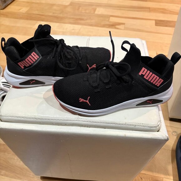 Puma Black & Pink Mesh Running Sneakers Women’s 10 - Picture 5 of 5